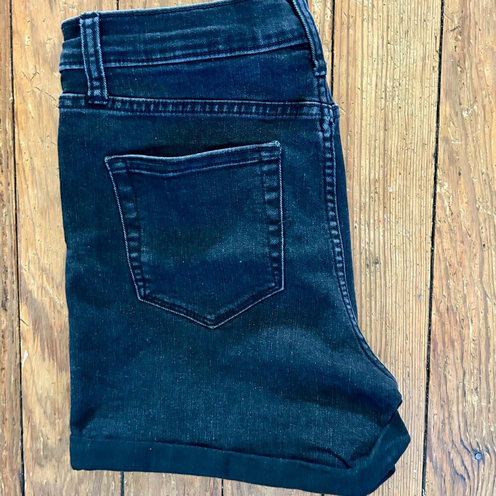 Banana Republic High Rise-Button Fly-Distressed Shorts - Picture 4 of 5
